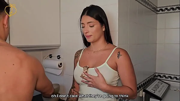 I seduce my roommate and give him a taste of my juicy pussy and big ass – Salome Gil